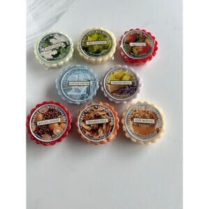 Yankee Candle Lot of 8 Assorted Wax Melt Potpourri Tarts 0.8 oz ea, RETIRED